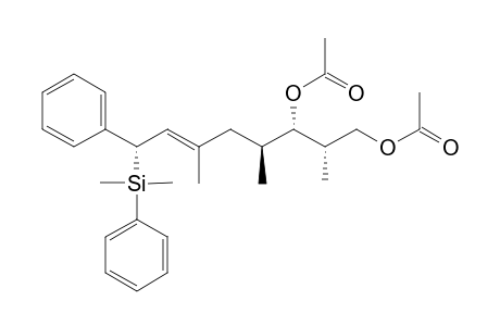 (1R*,2E,5R*,6R*,7R*)-and (1R*,2Z,5S*,6S*,7S*)-6,8-Diacetoxy-3,5,7-trimethyl-1-dimethyl(phenyl)silyl-1-phenyloct-2-ene