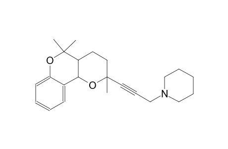 1-[3-(2,5,5-trimethyl-3,4,4a,10b-tetrahydro-2H,5H-pyrano[3,2-c]chromen-2-yl)-2-propynyl]piperidine