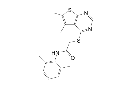 acetamide, N-(2,6-dimethylphenyl)-2-[(5,6-dimethylthieno[2,3-d]pyrimidin-4-yl)thio]-