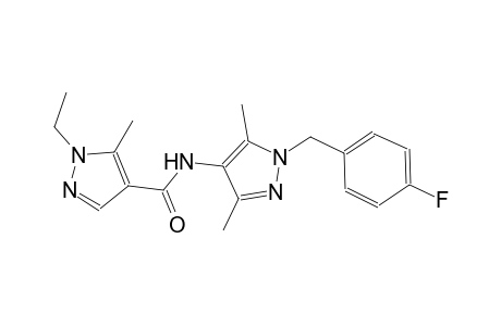 1-ethyl-N-[1-(4-fluorobenzyl)-3,5-dimethyl-1H-pyrazol-4-yl]-5-methyl-1H-pyrazole-4-carboxamide