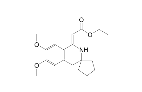 (Z)-ethyl 2-(6',7'-dimethoxy-2',4'-dihydro-1'H-spiro[cyclopentane-1,3'-isoquinolin]-1'-ylidene)acetate