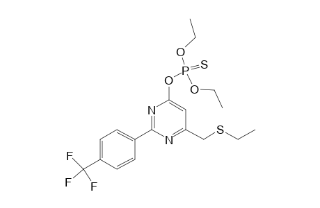 o,o-Diethyl o-(6-[(ethylsulfanyl)methyl]-2-[4-(trifluoromethyl)phenyl]-4-pyrimidinyl) thiophosphate