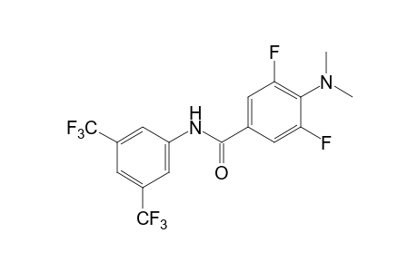 4-(dimethylamino)-alpha,alpha,alpha,alpha',alpha',alpha'-octafluoro-3',5'-benzoxylidide