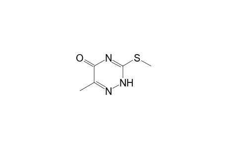 6-methyl-3-(methylthio)-as-triazin-5(2H)-one