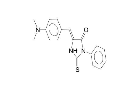 1-phenyl-4-(4-dimethylaminobenzylidene)imidazolidine-2-thione-5-one