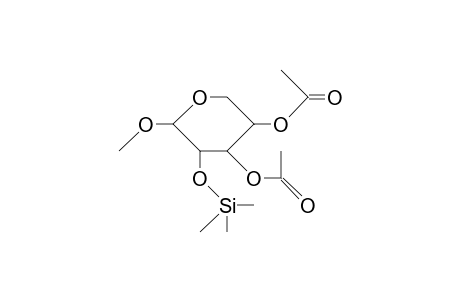 Methyl-3,4-di-O-acetyl-2-O-trimethylsilyl.beta.-D-xylopyranosid