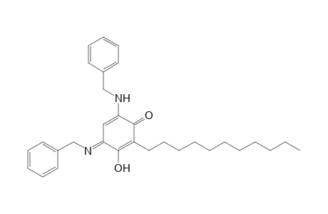 2,5-Cyclohexadien-1-one, 3-hydroxy-6-[(phenylmethyl)amino]-4-[(phenylmethyl)imino]-2-undecyl-