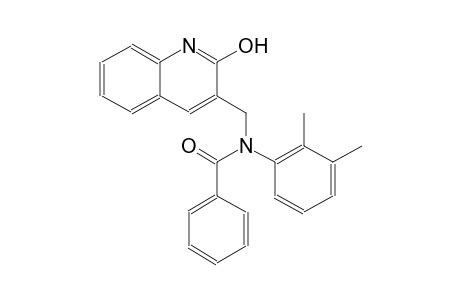 N-(2,3-dimethylphenyl)-N-[(2-hydroxy-3-quinolinyl)methyl]benzamide