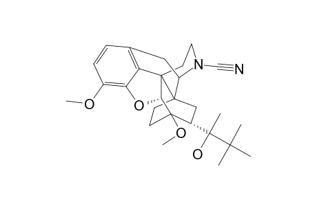 N-Cyano-7a-[1-(S)-hydroxy-1,2,2-trimethyl-propyl]-6,14-endo-ethano-6,7,8,14-tetrahydro-northebaine