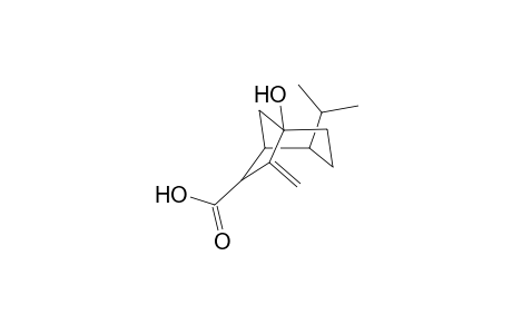 Bicyclo[3.2.1]octane-6-carboxylic acid, 1-hydroxy-7-methylene-4-(1-methylethyl)-, (4-endo,6-exo)-(.+-.)-