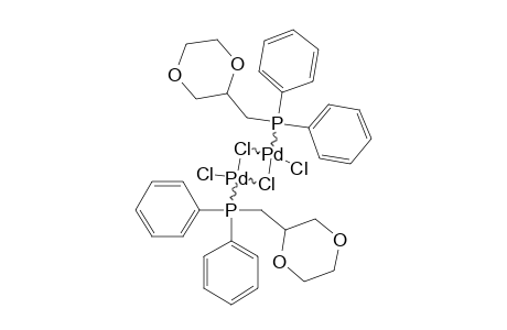 BIS-[(MY-CHLORO)-CHLORO-[(1,4-DIOXAN-2-YL-METHYL)-DIPHENYLPHOSPHANE]-PALLADIUM-(2)]