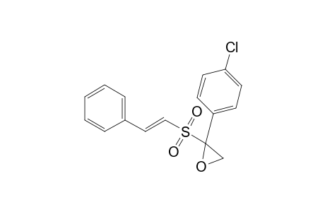 2-(4'-Chlorophenyl)-3-(.beta.-styrylsulfonyl)oxirane
