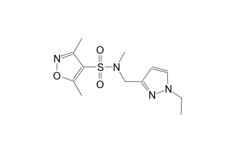 4-isoxazolesulfonamide, N-[(1-ethyl-1H-pyrazol-3-yl)methyl]-N,3,5-trimethyl-