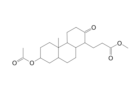 3-(7-Acetoxy-4b-methyl-2-oxotetradecahydrophenanthren-1-yl)-propionic acid, methyl ester