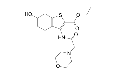benzo[b]thiophene-2-carboxylic acid, 4,5,6,7-tetrahydro-6-hydroxy-3-[(4-morpholinylacetyl)amino]-, ethyl ester