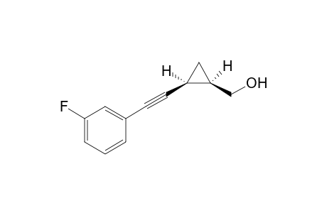 2-((1R*,2S*)-3-Fluorophenylethynyl)cyclopropyl]methanol
