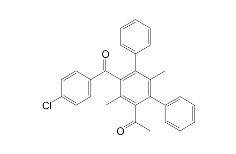 3-Acetyl-4'-chloro-2,5-dimethyl-4,6-diphenyl-benzophenone
