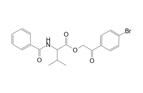 valine, N-benzoyl-, 2-(4-bromophenyl)-2-oxoethyl ester