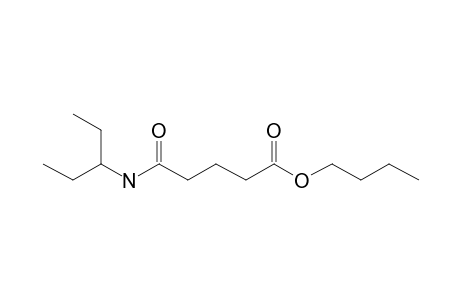 Glutaric acid, monoamide, N-(3-pentyl)-, butyl ester