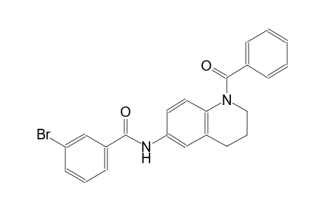 N-(1-benzoyl-1,2,3,4-tetrahydro-6-quinolinyl)-3-bromobenzamide