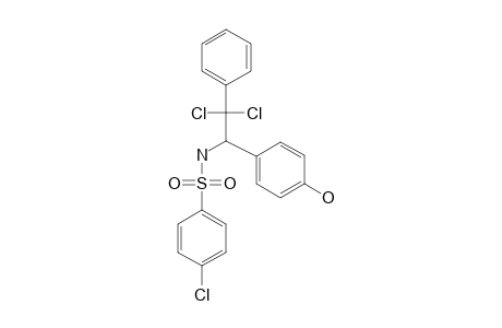 4-CHLORO-N-[2,2-DICHLORO-1-(4-HYDROXYPHENYL)-2-PHENYLETHYL]-BENZENESULFONAMIDE