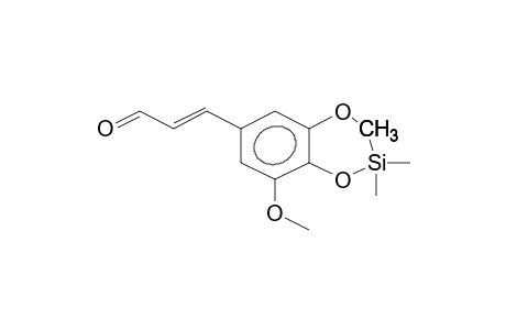Sinapylaldehyde, mono-TMS