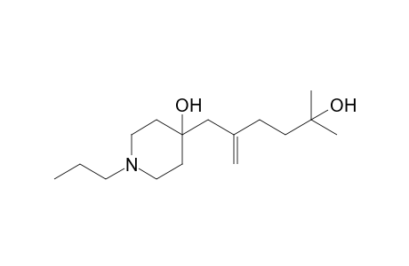 5-(4-Hydroxy-1-propyl-4-piperidylmethyl)-2-methyl-5-hexen-2-ol