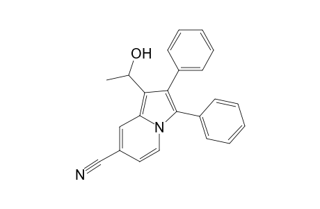 1-(1-Hydroxyethyl)-2,3-diphenyl-7-indolizinecarbonitrile
