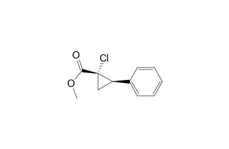 (1S,2R)-1-chloro-2-phenyl-1-cyclopropanecarboxylic acid methyl ester