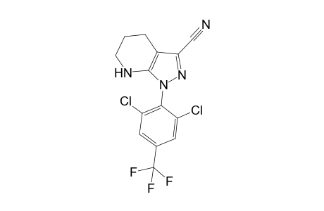 1-(2,6-Dichloro-4-(trifluoromethyl)phenyl)-4,5,6,7-tetrahydro-1H-pyrazolo[3,4-b]pyridine-3-carbonitrile