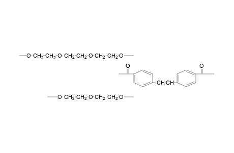 Poly[tri(oxyethylene)oxybenzoylvinylenebenzoyl-co-di(oxyethylene)oxybenzoylvinylenebenzoyl], 1:1