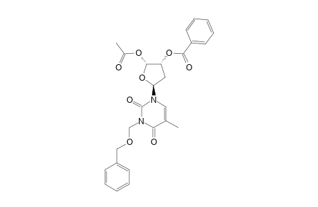 (2'R,4'S,5'R)-1-(5'-ACETOXY-4'-(BENZOXY)-TETRAHYDROFURAN-2'-YL)-3-((BENZYLOXY)-METHYL)-THYMINE;MAJOR_ISOMER