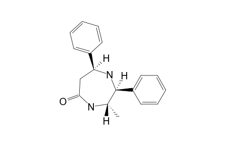 T-3-METHYL-R-2,C-7-DIPHENYLHEXAHYDRO-1,4-DIAZEPIN-5-ONE