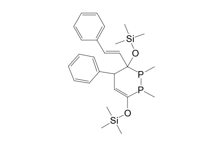 1,2,3,4-TETRAHYDRO-1,2-DIMETHYL-4-PHENYL-3-(2-PHENYLETHENYL)-3,6-BIS-(TRIMETHYLSILYLOXY)-1,2-DIPHOSPHININE
