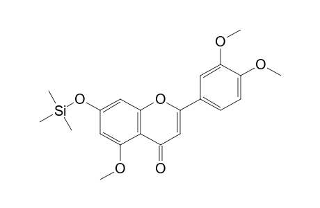5,3',4'-tri-O-methyl-7-O-(trimethylsilyl)luteolin