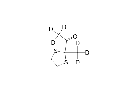 2-(Trideuteroacetyl)-2-(trideuteromethyl)-1,3-dithiolane