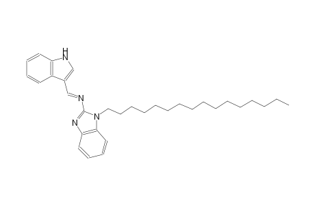 1-hexadecyl-N-[(E)-1H-indol-3-ylmethylidene]-1H-benzimidazol-2-amine