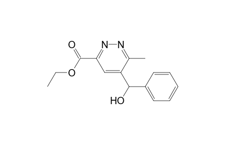 5-[hydroxy(phenyl)methyl]-6-methyl-3-pyridazinecarboxylic acid ethyl ester