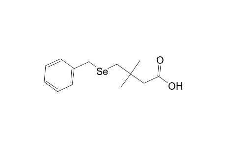 Butanoic acid, 3,3-dimethyl-4-[(phenylmethyl)seleno]-