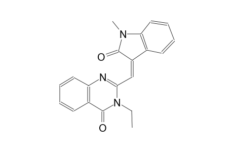 4(3H)-quinazolinone, 2-[(Z)-(1,2-dihydro-1-methyl-2-oxo-3H-indol-3-ylidene)methyl]-3-ethyl-