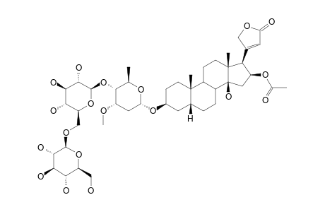 OLEANDRIGENIN-BETA-GENTIOBIOSYL-ALPHA-L-CYMAROPYRANOSIDE