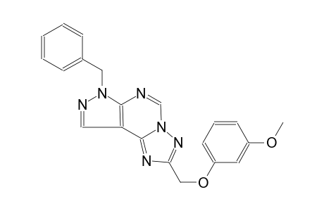 7-benzyl-2-[(3-methoxyphenoxy)methyl]-7H-pyrazolo[4,3-e][1,2,4]triazolo[1,5-c]pyrimidine