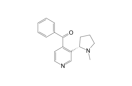 (S)-[3-(1'-Methylpyrrolidin-2'-yl)pyridin-4-yl](phenyl)-methanone