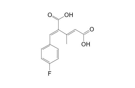 (E,4E)-4-(4-fluorobenzylidene)-3-methyl-pent-2-enedioic acid