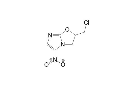 imidazo[2,1-b]oxazole, 2-(chloromethyl)-2,3-dihydro-5-nitro-