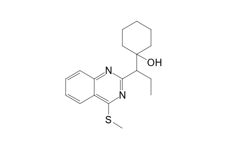 2-[1-(-Hydroxycyclohexyl)propyl]-4-(methylthio)quinazoline