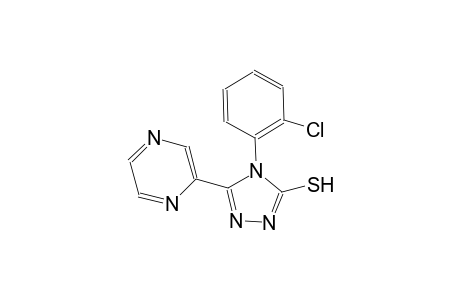 4-(2-chlorophenyl)-5-(2-pyrazinyl)-4H-1,2,4-triazole-3-thiol