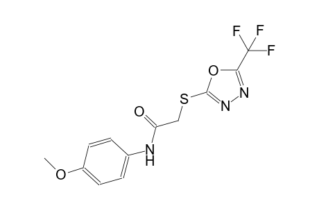 N-(4-methoxyphenyl)-2-{[5-(trifluoromethyl)-1,3,4-oxadiazol-2-yl]sulfanyl}acetamide
