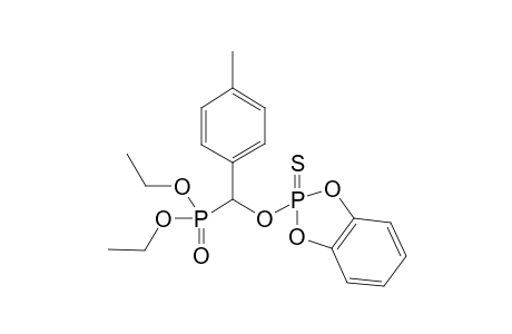 2-[(P,P-Diethoxy)phosphono(p-methylbenzyl)oxy]-1,3,2-benzodioxaphosphole - 2-sulfide