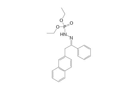 Diethyl (2-(2-(naphthalen-2-yl)-1-phenylethylidene)hydrazinyl)phosphonate